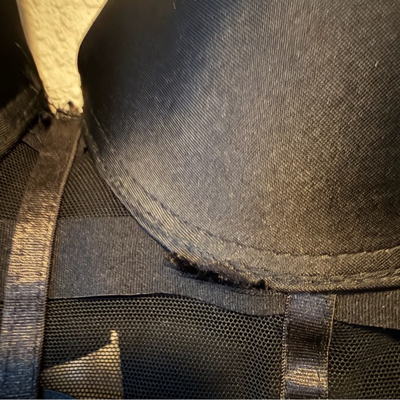 Cleo, Women’s Black Sheer Corset Adjustable Strap & Back Bustier Top, Size L - Picture 3 of 9